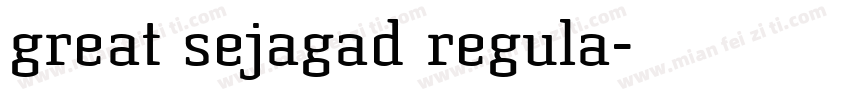great sejagad regula字体转换